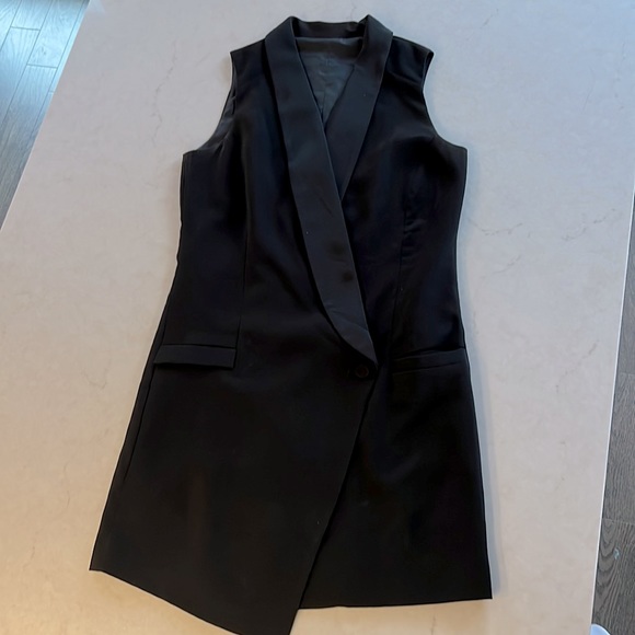 BA&SH Black Tuxedo Dress - Picture 7 of 7
